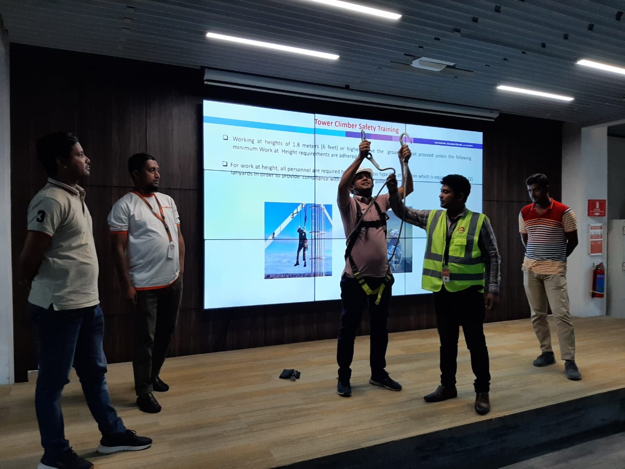 Tower Climber Safety Training at Banglalink